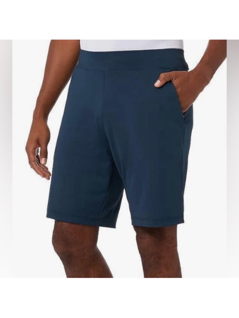32 Degrees Cool Mens Athletic Shorts • Blue Elastic Waist Gym Shorts • XL